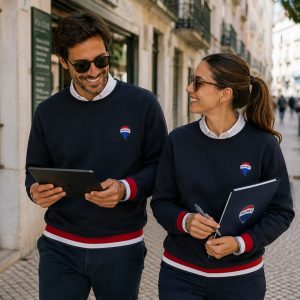 SWEATSHIRT UNISSEXO AZUL MARINHO